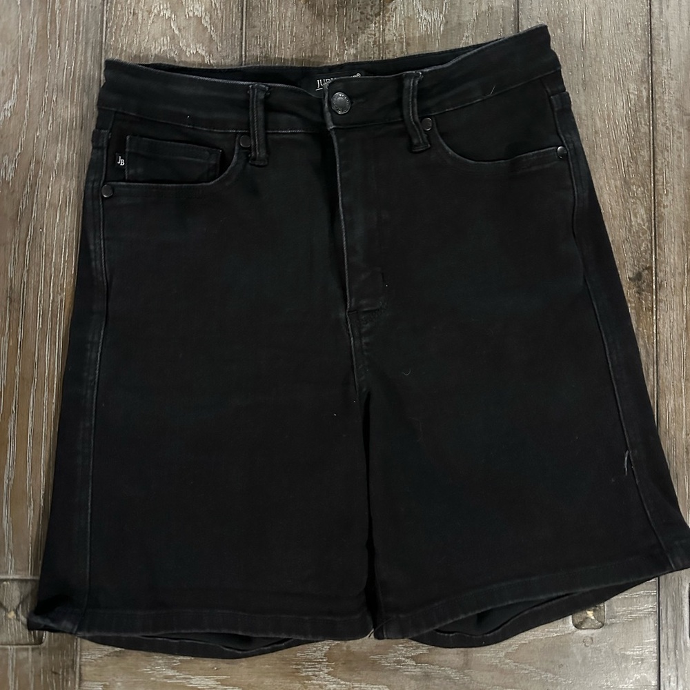 Judy Blue Classic Black Denim Shorts